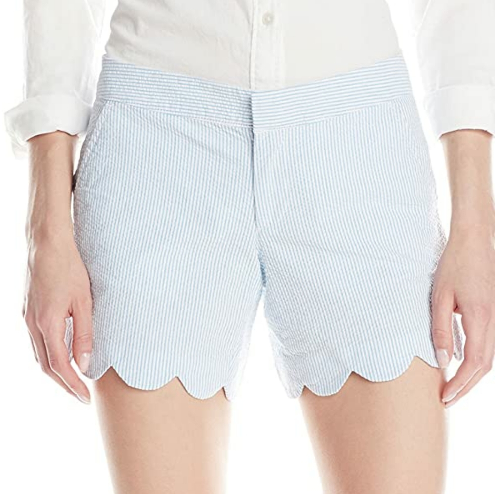 Lilly Pulitzer Buttercup Seersucker shorts